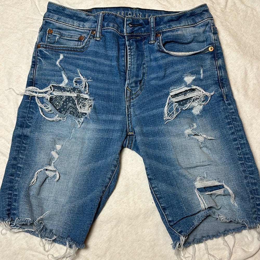 American Eagle Bermuda jean shorts